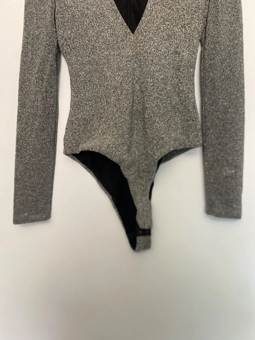 Zara S Metallic Thread Bodysuit